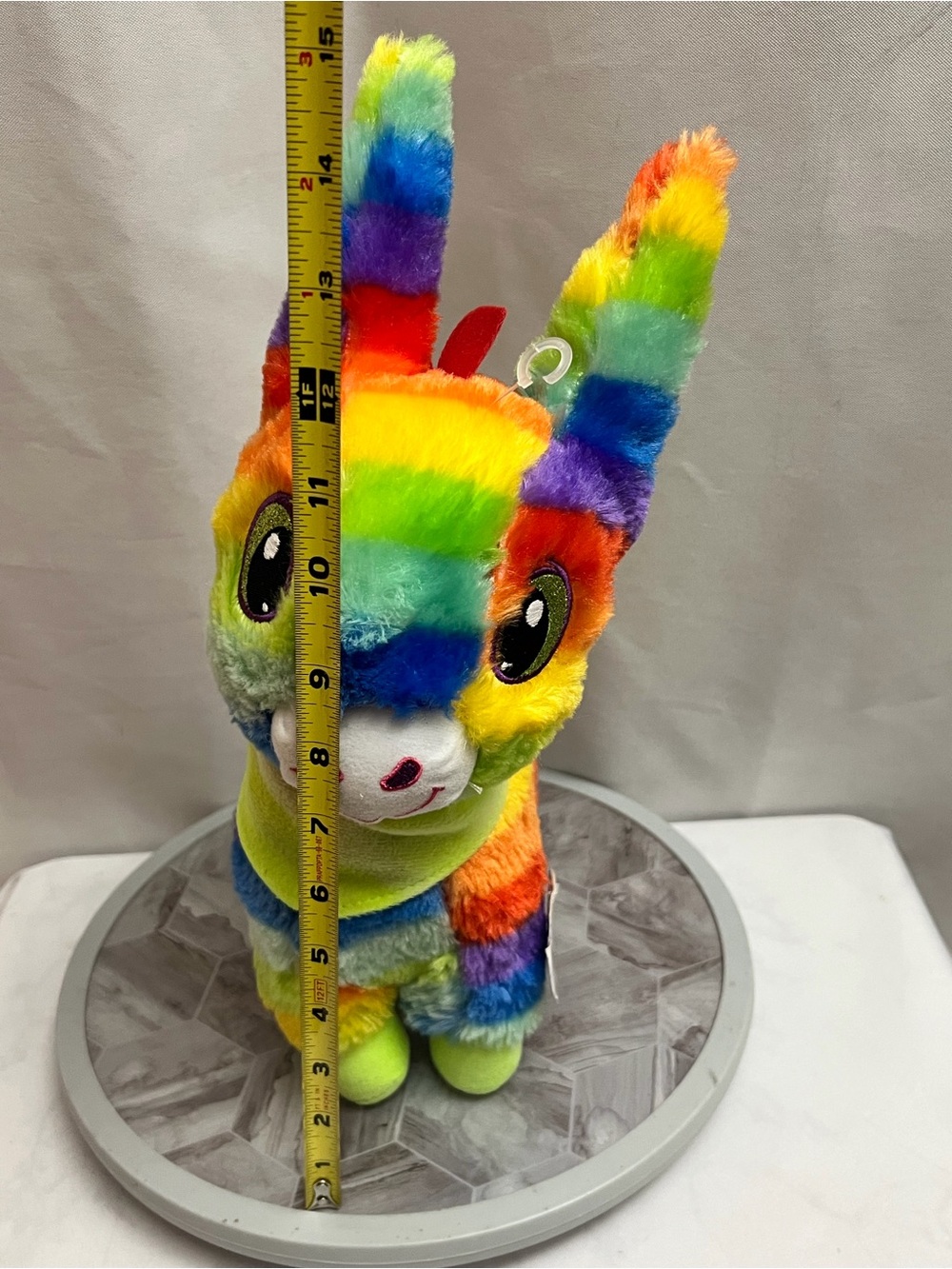 Fiesta Rainbow Plush Donkey - Multicolor - Picture 10 of 11